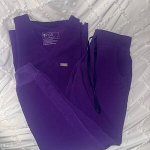 Figs Vivid Purple Medical Scrub Set